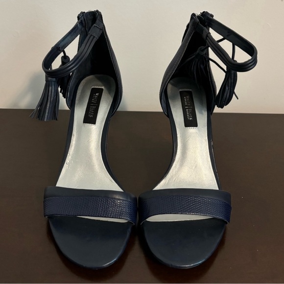 White House Black Market Shoes - White House Black Market Snake Skin Heels Size 6.5